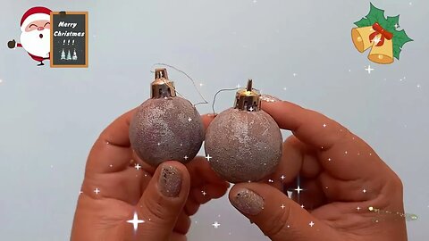 HOW TO MAKE CHRISTMAS BALLS/BOLA DE NATAL VINTAGE/DIY