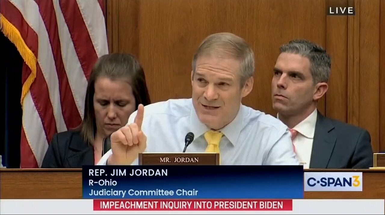 Rep Jim Jordan DESTROYS Biden's Abuse of Power