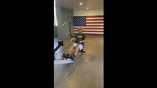 Rowing machine workout