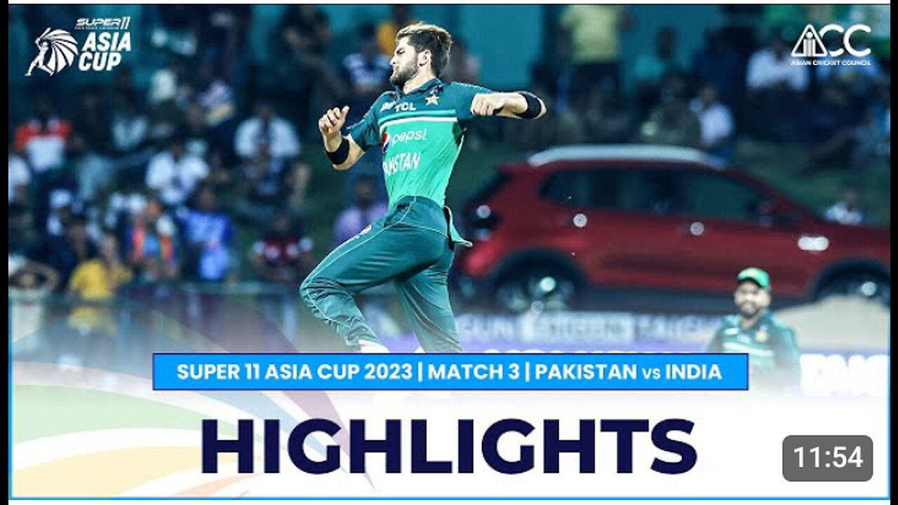 Pakistan Vs India Highlights