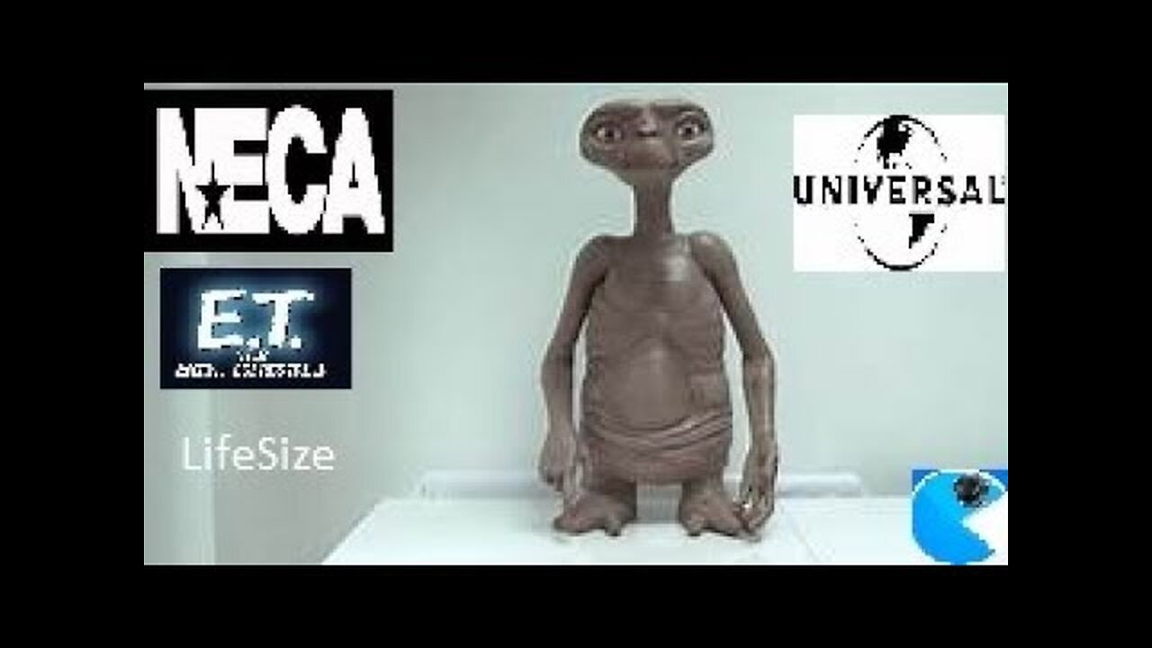 NECA E.T. Prop Replica Stunt Puppet LifeSize Unboxing