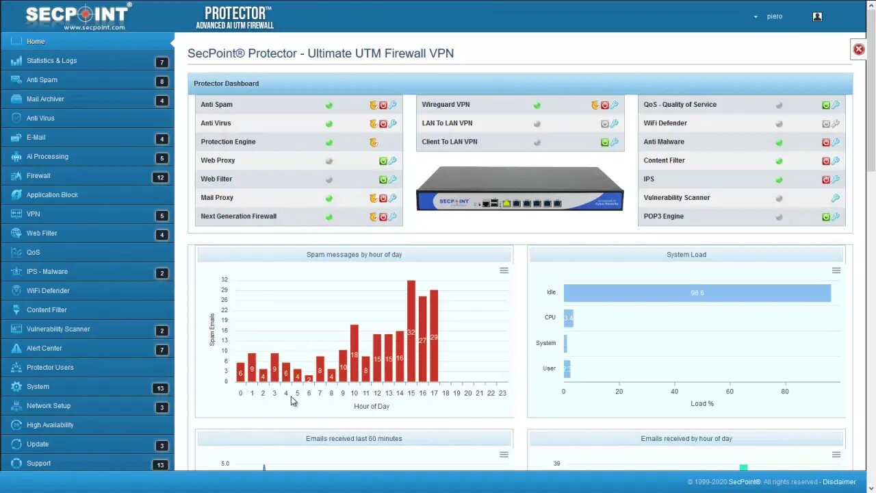 SecPoint Protector V56 UTM Firewall