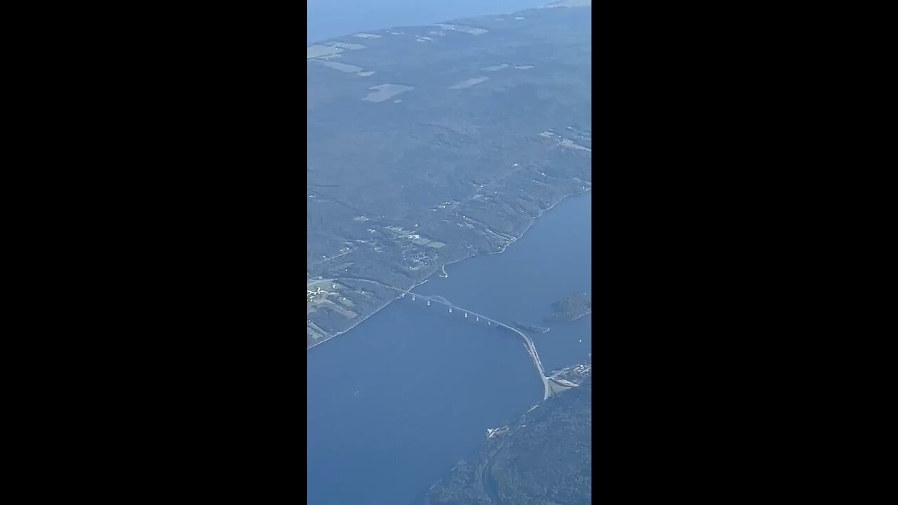 1300ft Above The Seal Island Bridge In Cape Breton Island