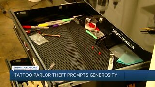 Tattoo Parlor Theft Prompts Generosity