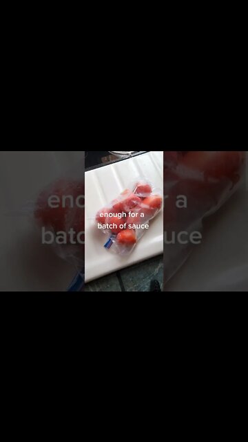 Freezing Tomatoes for Sauce