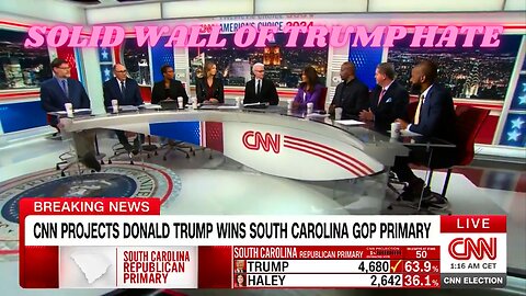 CNN Panel Presents Solid Wall of TDS Hate