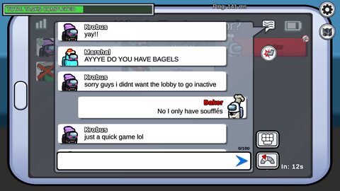 Baker is not a faker: Among Us