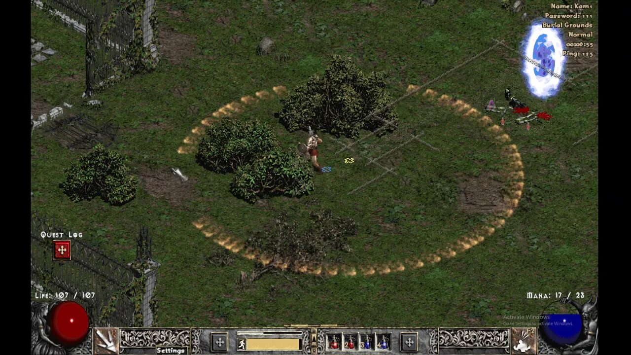 Kamahl Level 6 Barb Vs. Blood Raven | Project Diablo 2 Season 2