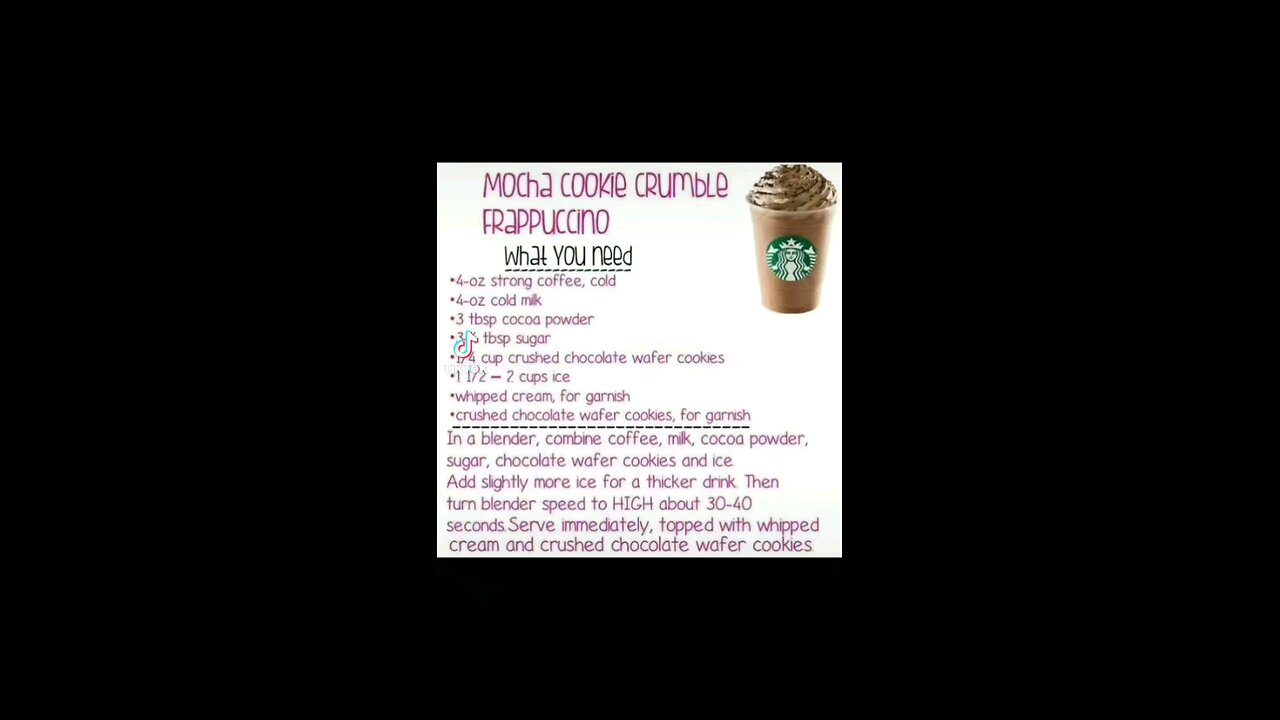 moca cookie crumble