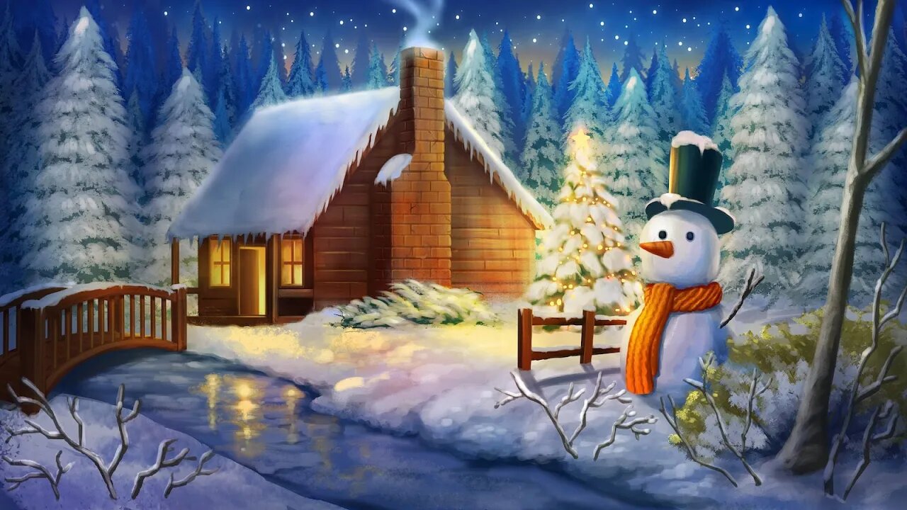 Relaxing Winter Music - Winter Cottage ⛄