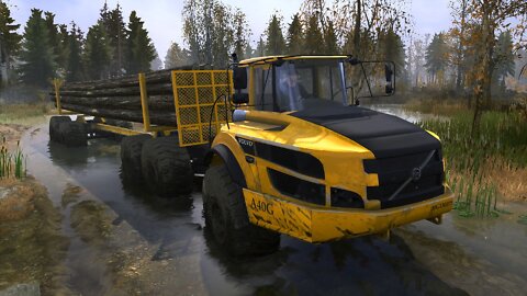 Mudrunner: Volvo 6x6 Logging Truck - Crossing Map