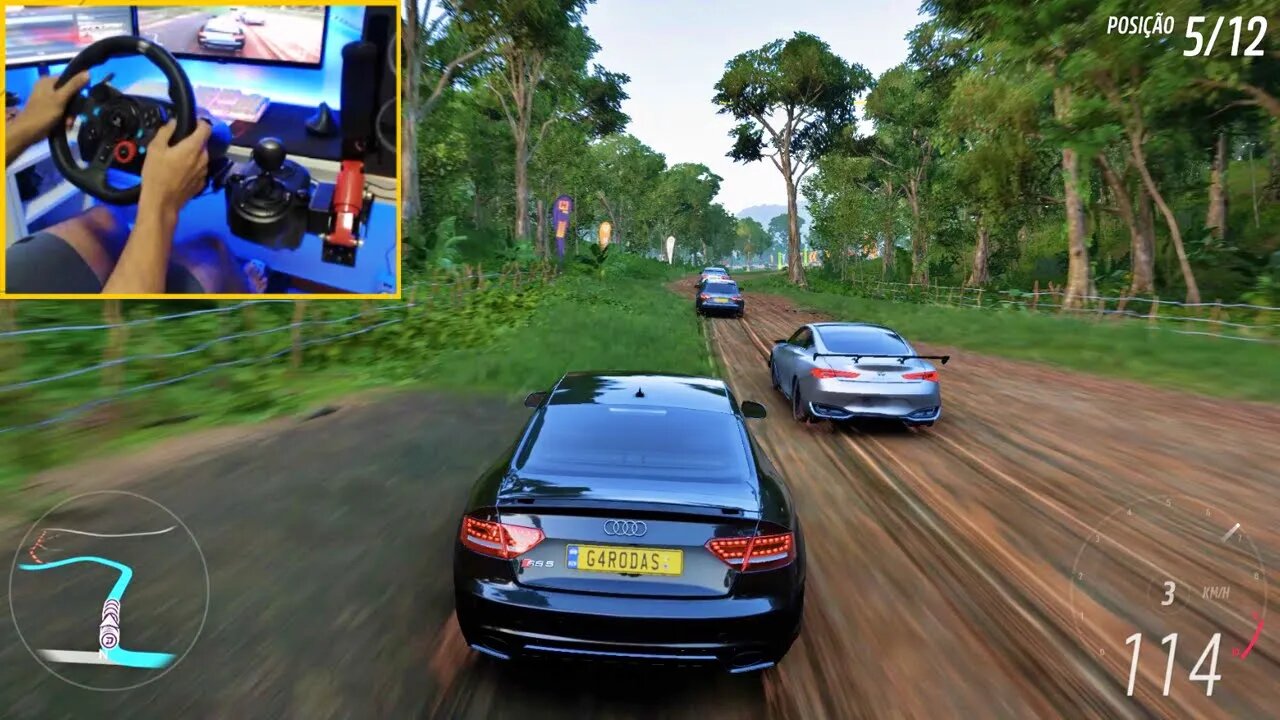 AUDI RS 5 COUPÉ - FORZA HORIZON 5 Steering Wheel G29 GAMEPLAY RACING