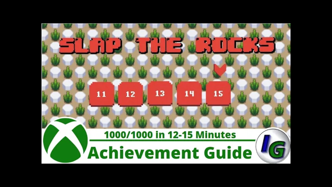 Slap The Rocks Achievement Guide on Xbox in Under 15 Minutes