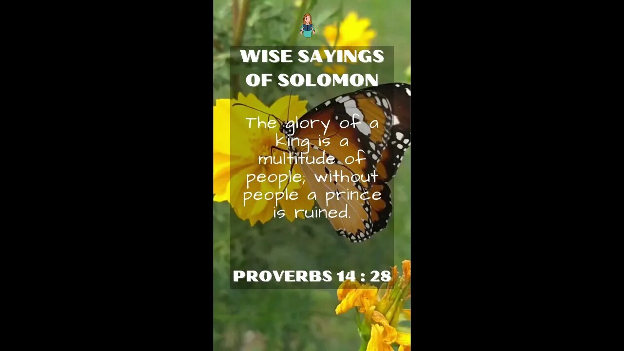 Proverbs 14:28 | NRSV Bible | Wise Sayings of Solomon