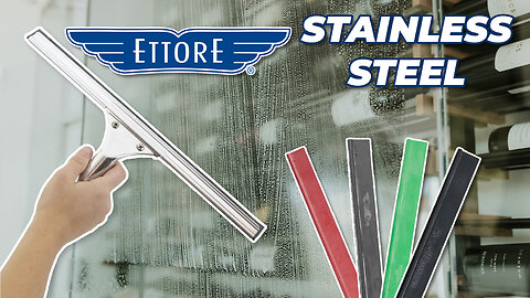 Which Rubbers Work with the Ettore Stainless Steel Channel?