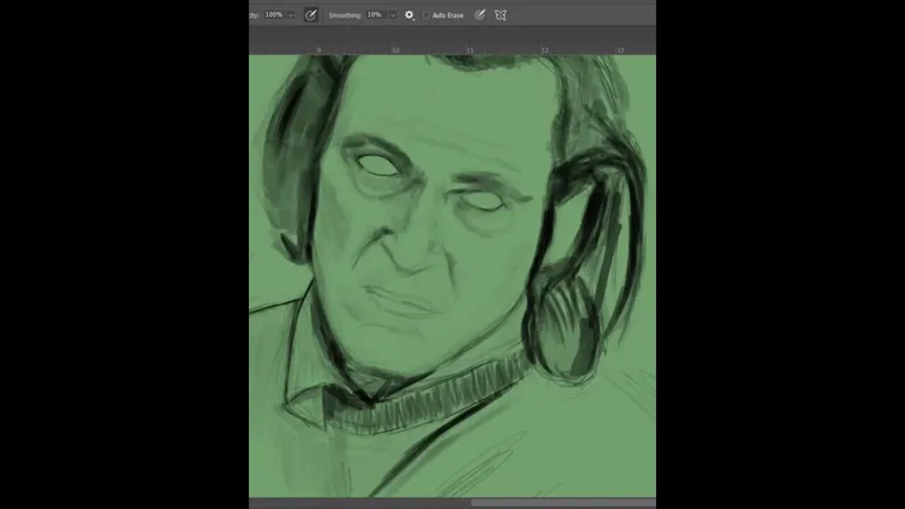 The #Joker #JoaquinPhoenix #Timelapse #Drawing in #Photoshop