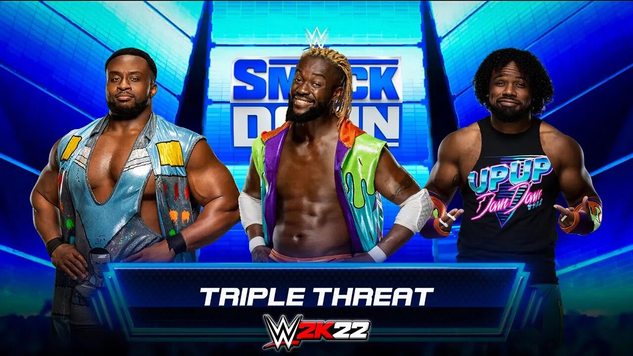 WWE 2K22: Big E Vs. Kofi Kingston Vs. Xavier Woods - Instant Classic Gameplay!