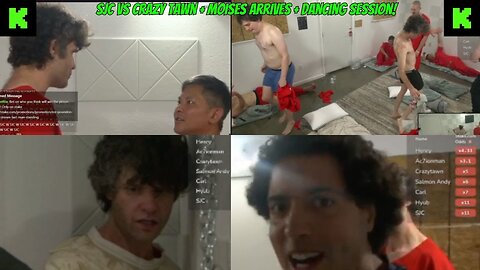 SJC VS CRAZYTAWN + MOISES ARRIVES + DANCING SESSIONS #kickstreaming #iceposeidon