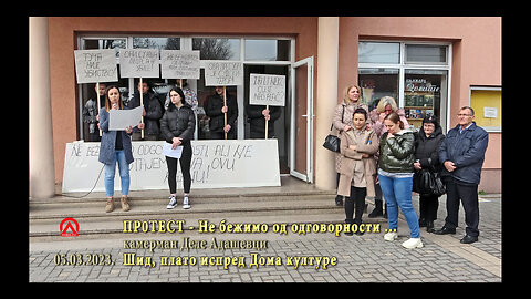 20230305 PROTEST - Ne bežimo od odgovornosti