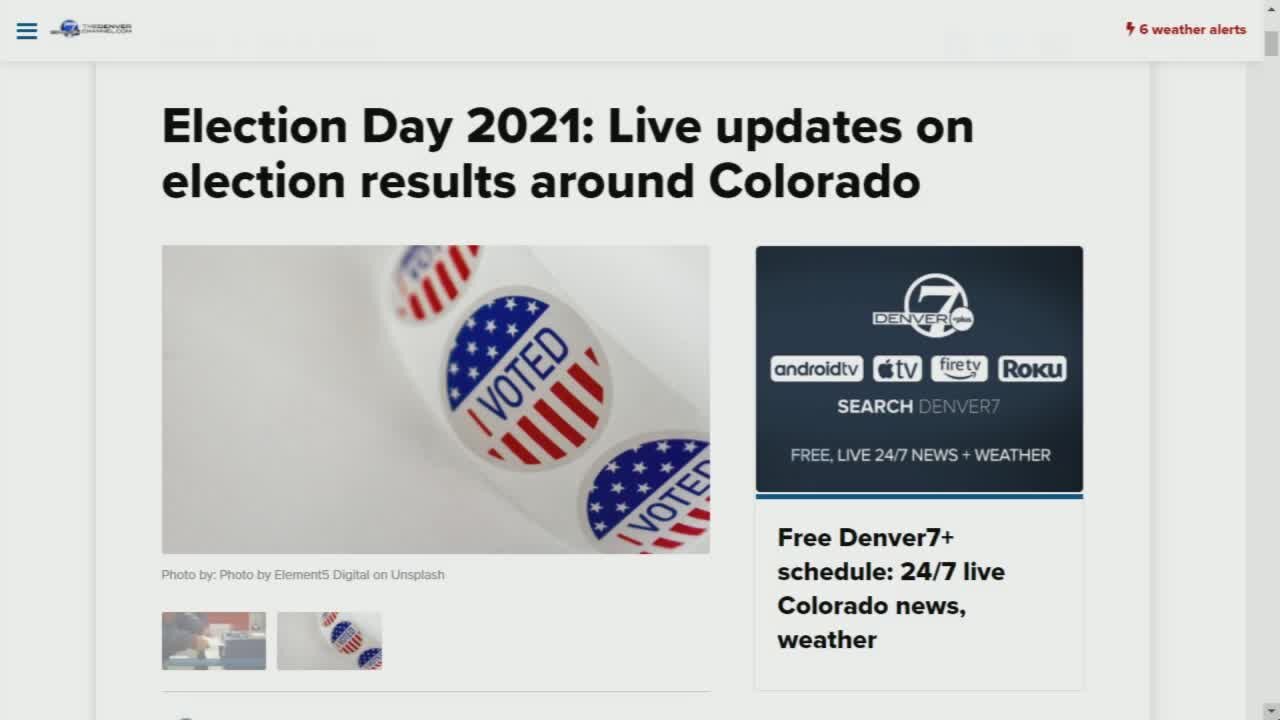 Updates on election results around Colorado (6:50 a.m.)