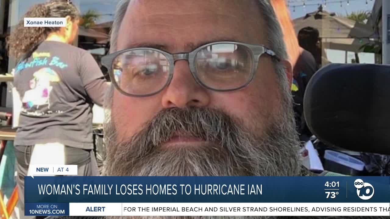 National City woman's family loses several homes to Hurricane Ian