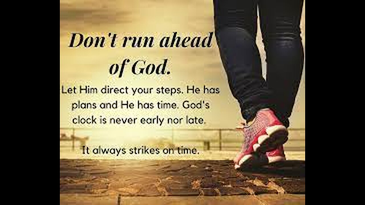 God Runs On time