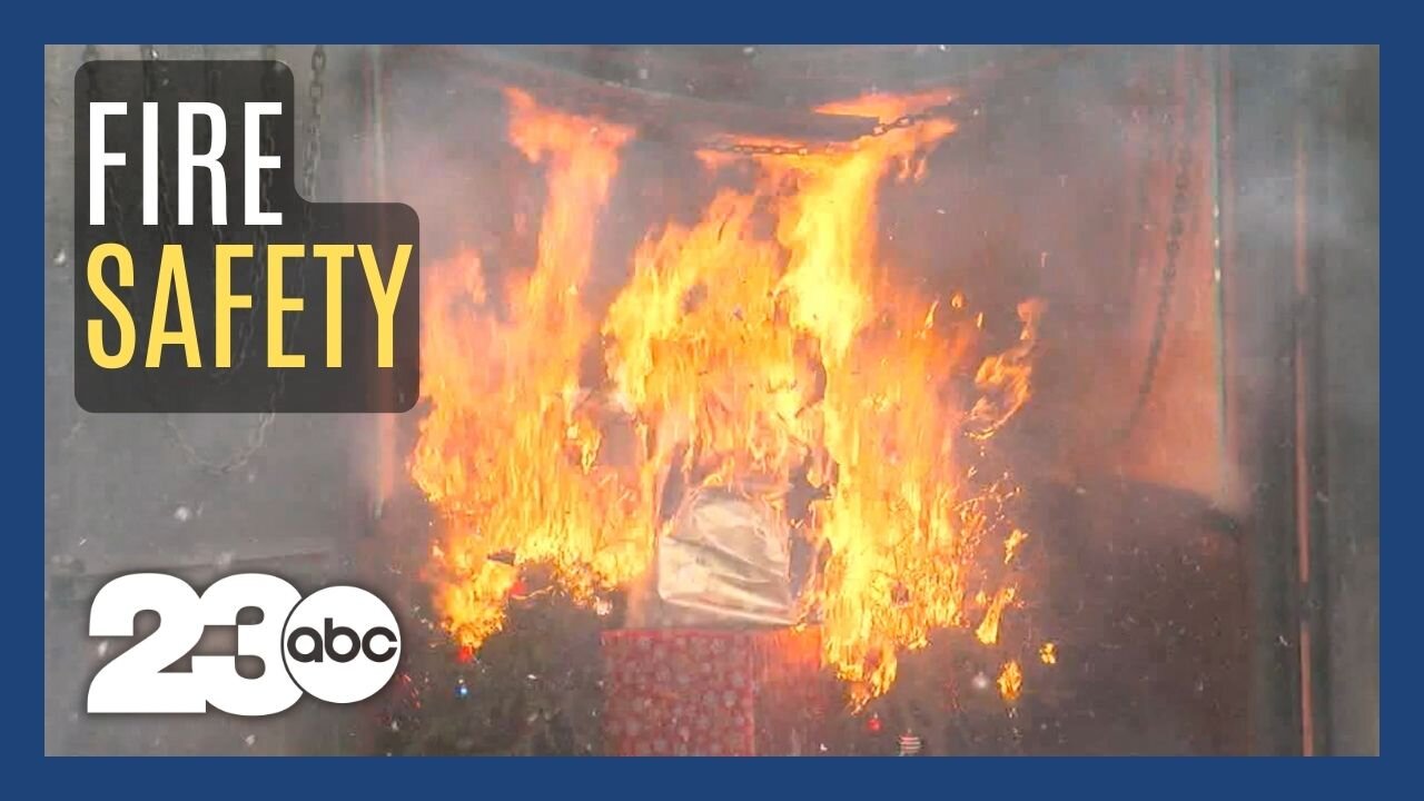 Bakersfield and Kern County Fire talk Christmas tree fire safety