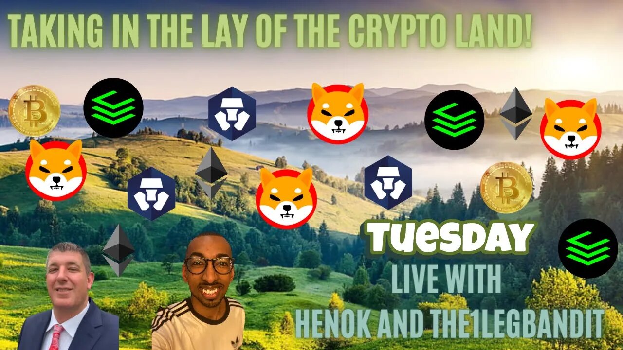 Henok and The1legbandit lay of the Crypto land live