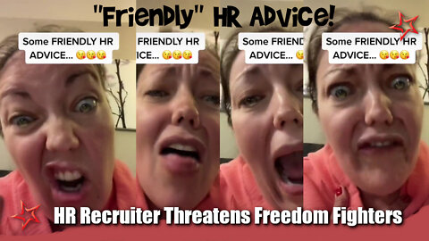 "Friendly Advice" and Threats from HR Recruiter