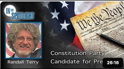 Randall Terry: Constitution Party Candidate for President, Free And Equal Debate 12-July-2024