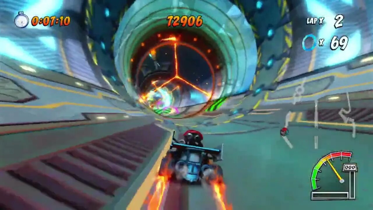 Hyper Spaceway Ring Rally Gameplay - Crash Team Racing Nitro-Fueled