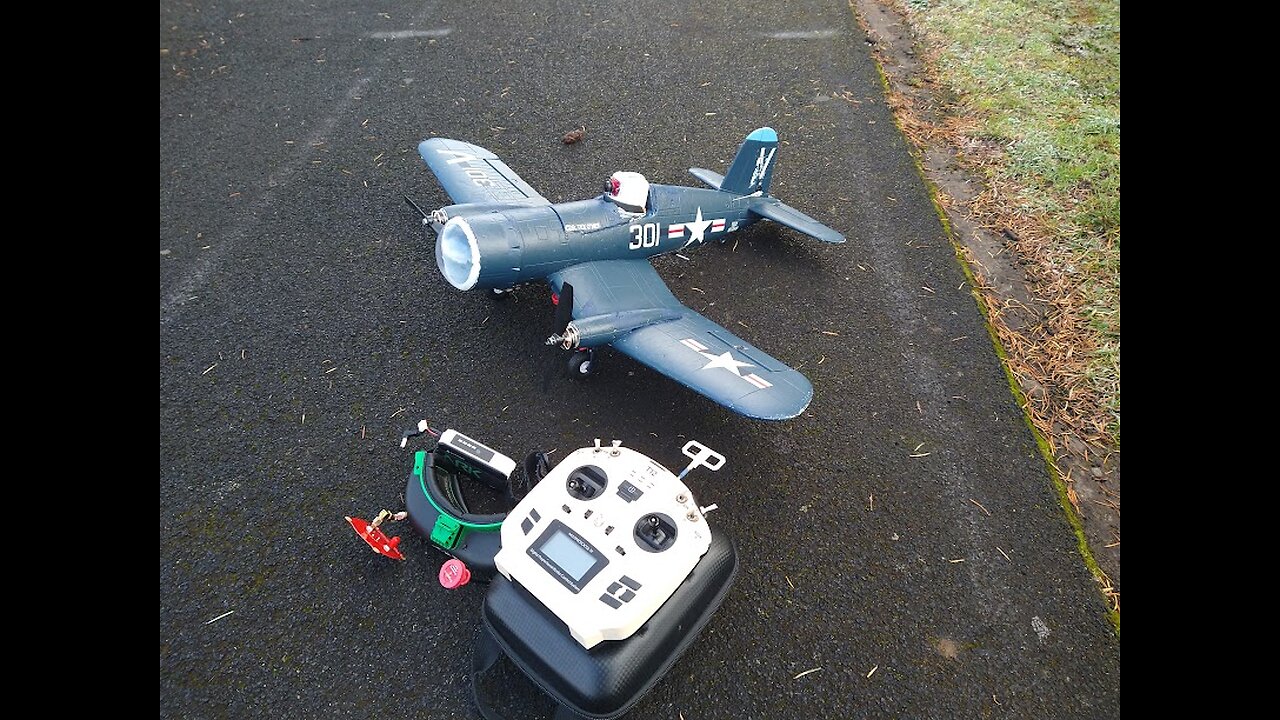 Twin Motor, FMS 800mm F-4u Corsair, FPV, RC plane