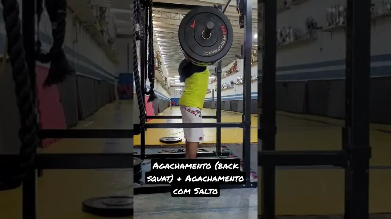 Agachamento (back squat) + Agachamento com Salto