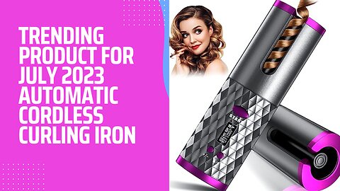 Trending Product for July 2023-Automatic Cordless Curling Iron