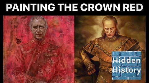 King Charles III striking red portrait draws comparisons with historic tyrants