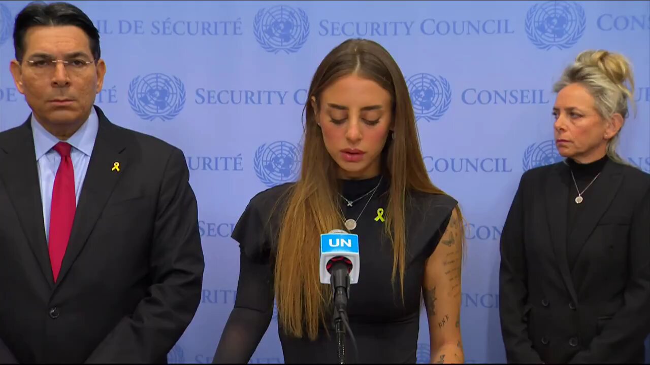 Mia Schem—freed after 50 days as a hostage—delivered a powerful speech to the U.N. Security Council