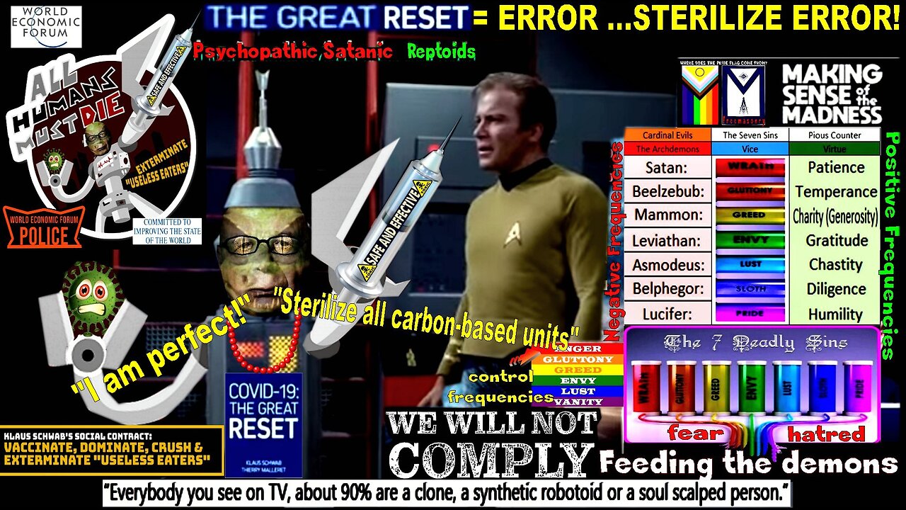 The Great Reset = ERROR…sterilize error! (See description- Marcum)