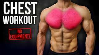 5min NO GYM Chest Home Workout (No Equipment)