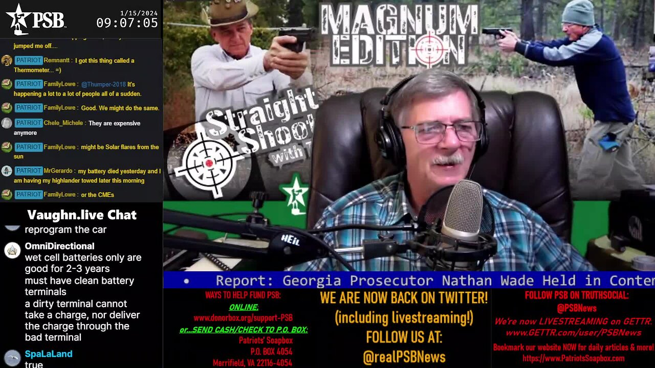 2024-01-15 09:00 EST - Straight Shootin' Magnum Edition: with Thumper