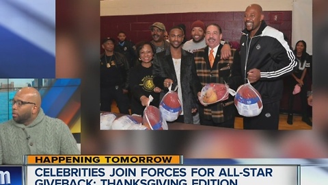 Celebrities join forces for all-star giveback: Thanksgiving edition