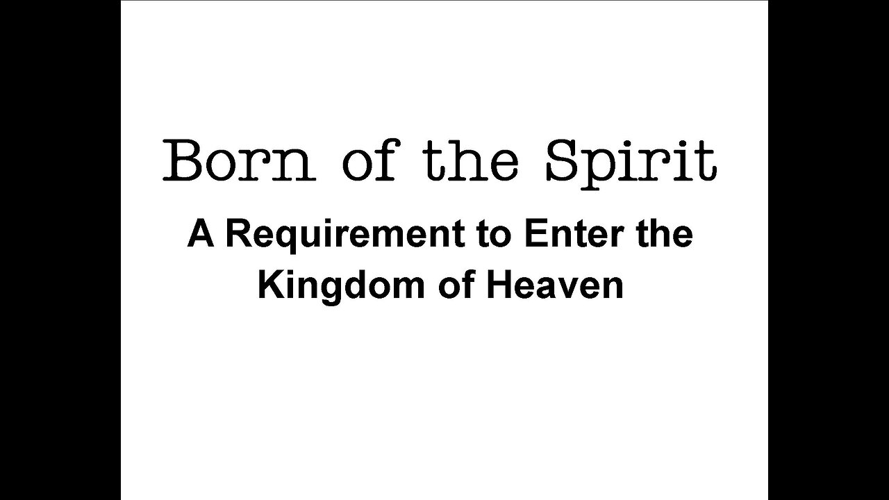 Born of the Spirit