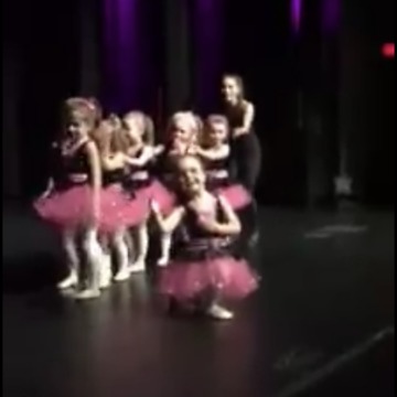 Adorable and Hilarious little girl goes to the extreme to get her shining moment and take a solo bow