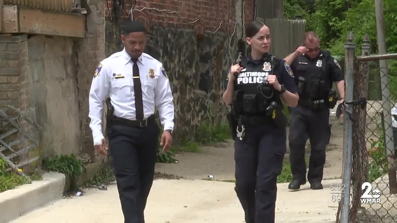 10 people shot, one killed in violent Baltimore evening