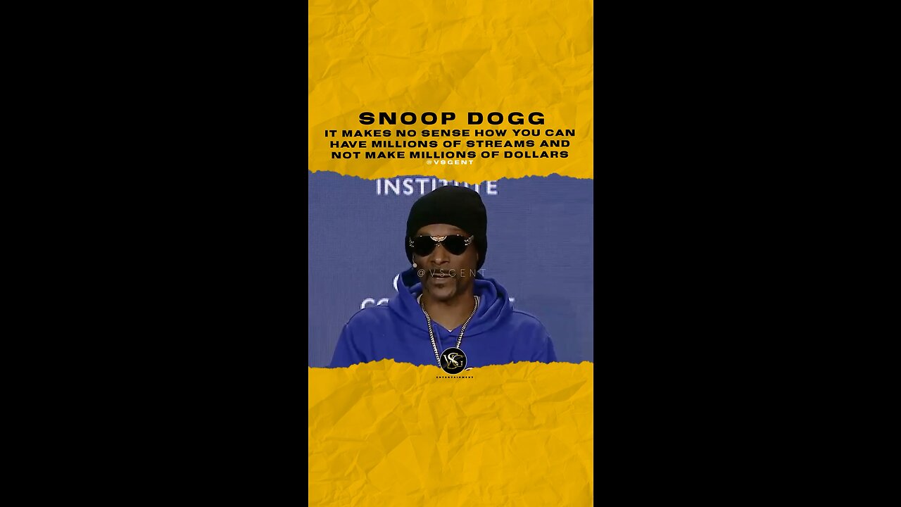 #snoopdogg makes no sense how you can have millions of streams & not make mills🎥 @milkeninstitute