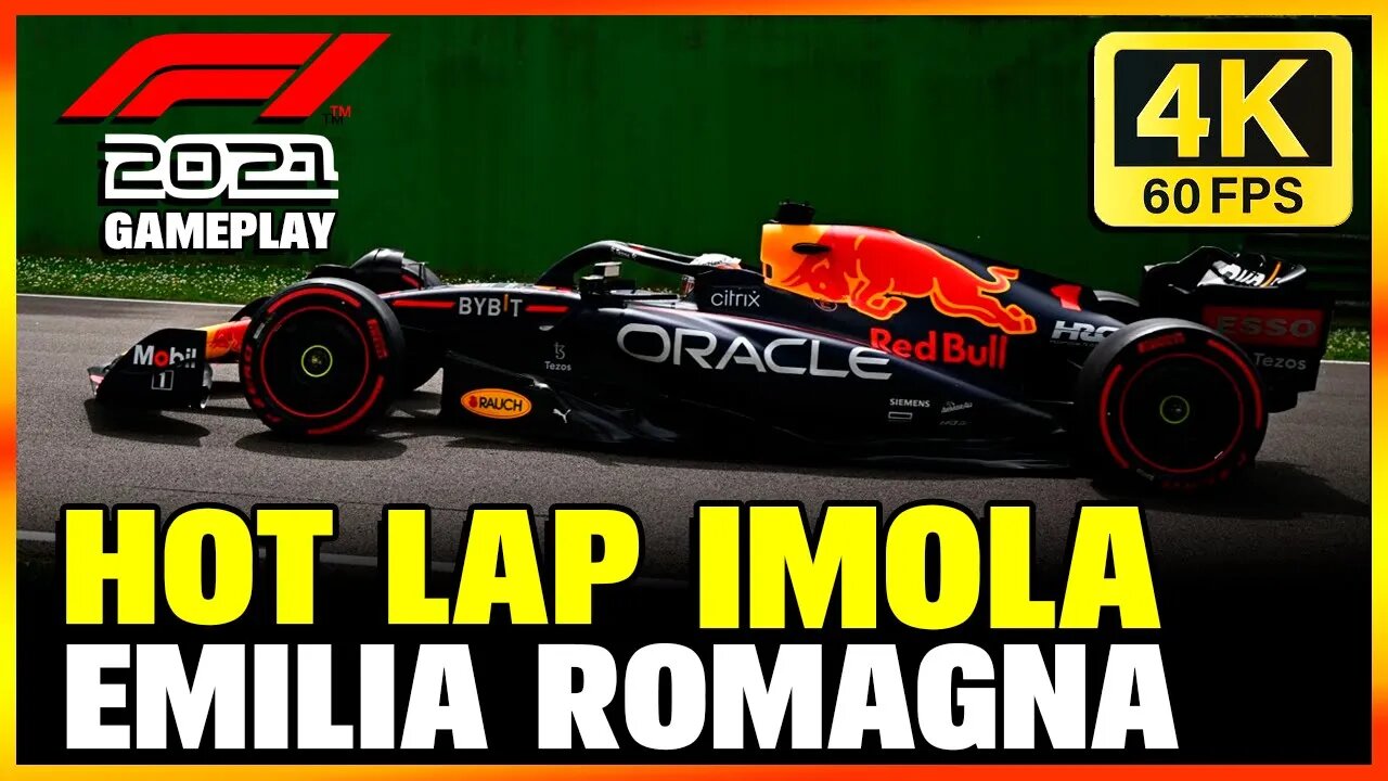 UMA VOLTA NO CIRCUITO DA EMILIA ROMAGNA IMOLA | 4K 60fps | RED BULL HOT LAP F1 2021