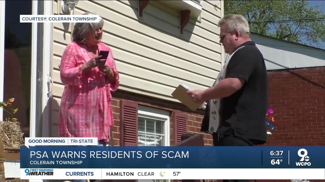 Colerain Township PSA video warns of gas aggregate scammers