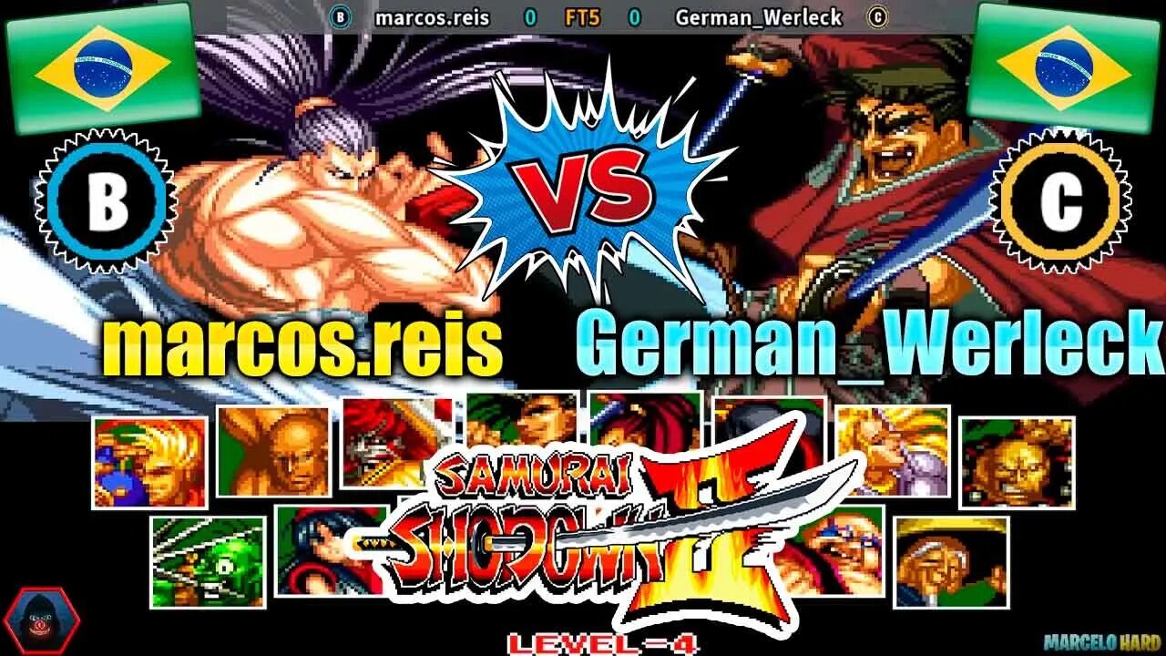 Samurai Shodown II (marcos.reis Vs. German_Werleck) [Brazil Vs. Brazil]