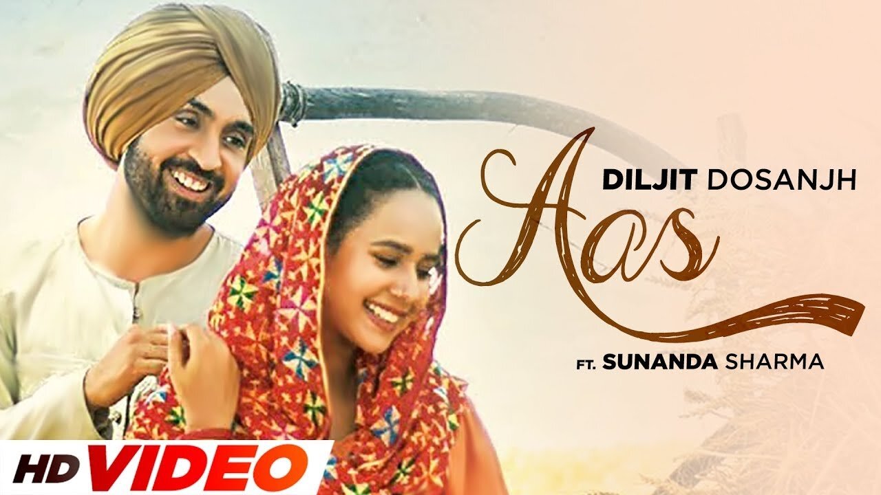 Aas (HD Video) | Diljit Dosanjh | Sunanda Sharma | Pankaj Batra | Latest Punjabi Song 2024