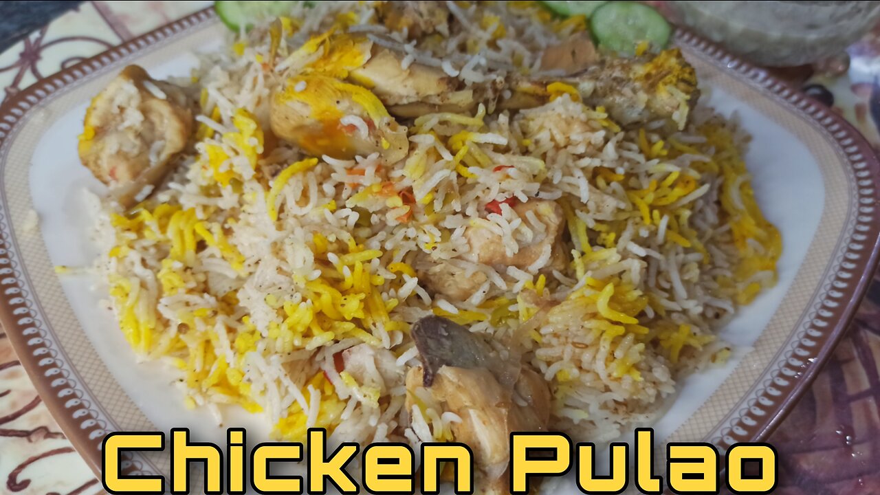 Authentic Chicken Pulao Recipe | White Chicken Pulao | Pakistani Style Pulao | Flavors By Shaheen