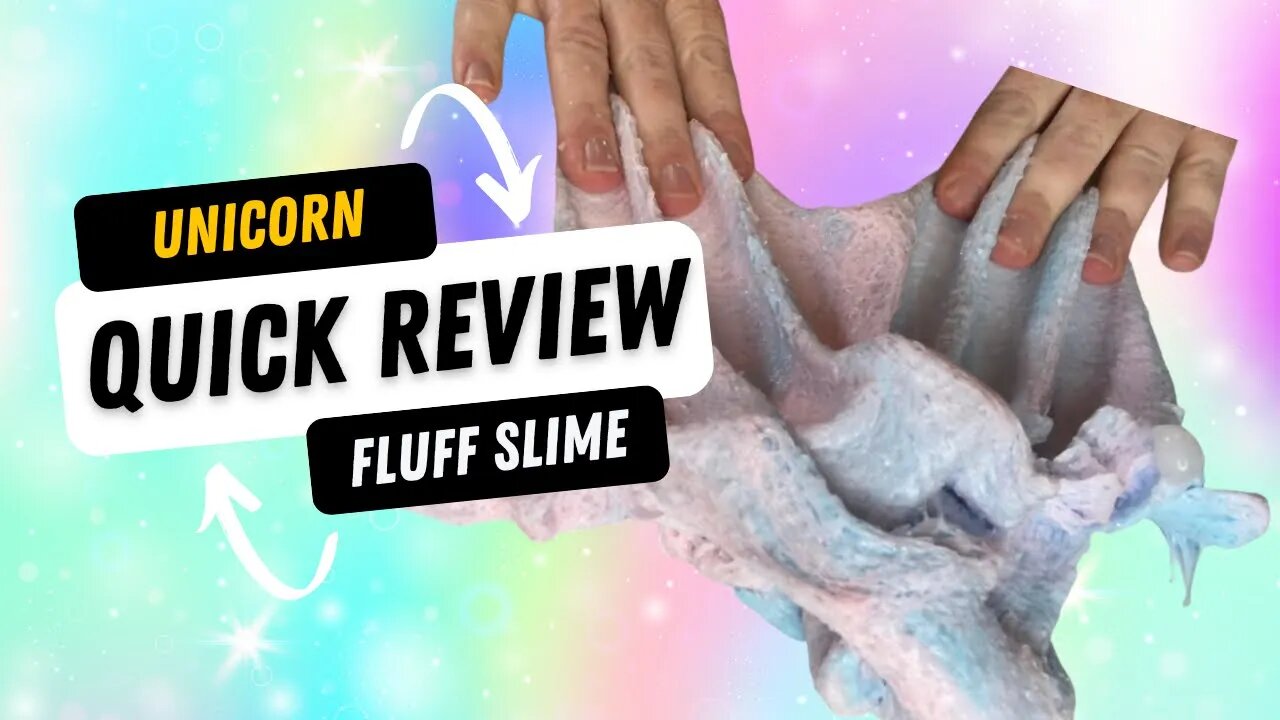 100% Honest Unicorn Fluff from The Slime Dazzle Quick Review